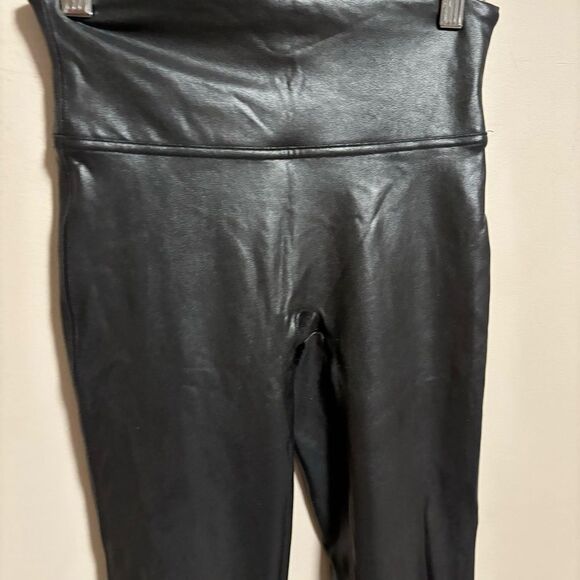 Spanx Faux Leather Leggings- Size Small (Petite) - Picture 5 of 6